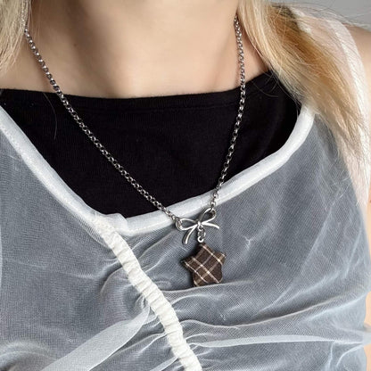 Handmade Star Bow Necklace