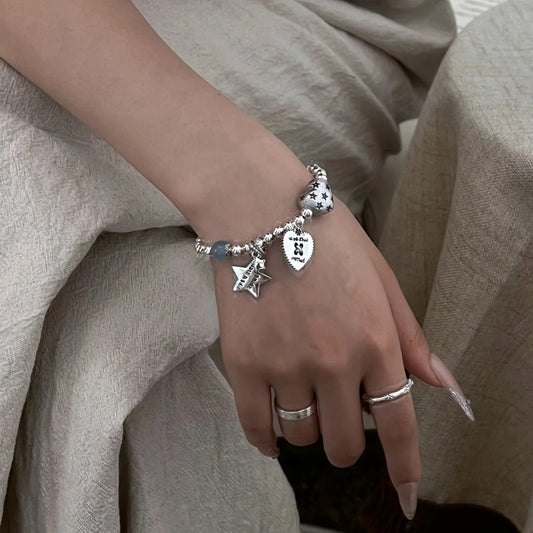 Dreamy Star Charm Bracelet – Y2K Celestial Fairycore Jewelry