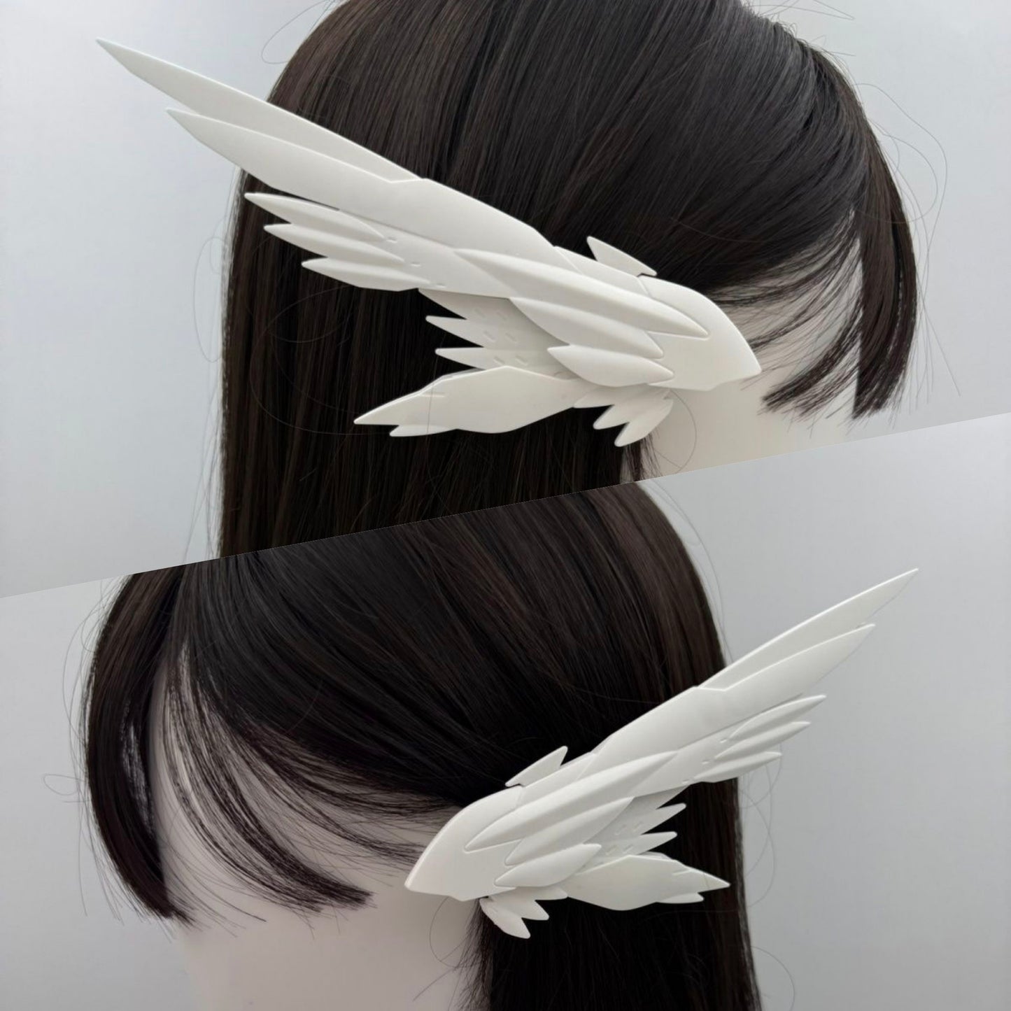 Angel Wing Hair Clip — Y2K Fairycore 3D Acrylic Hair Accessory