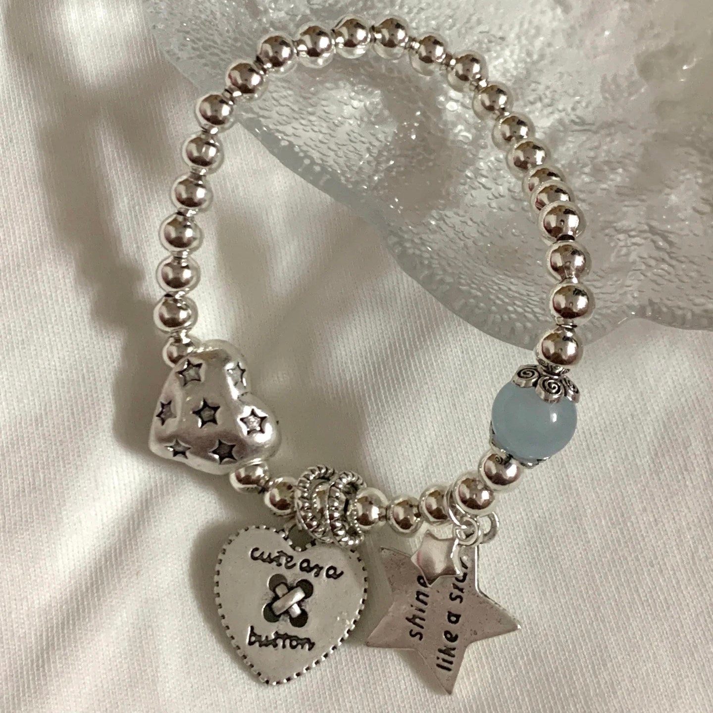 Dreamy Star Charm Bracelet – Y2K Celestial Fairycore Jewelry