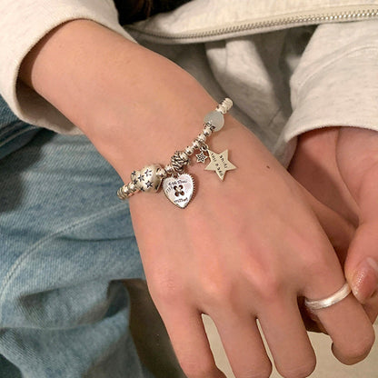Dreamy Star Charm Bracelet – Y2K Celestial Fairycore Jewelry