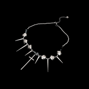 Dark Dream Spike Necklace – Y2K Gothic Punk Jewelry