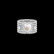 Dreamy Pearl Heart Ring