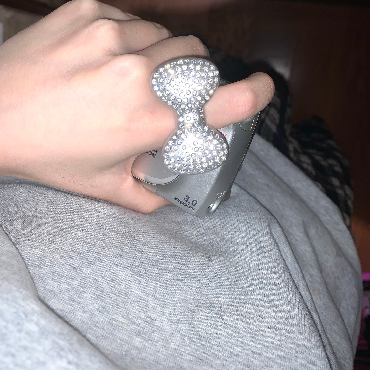 Crystal Bow Ring — Y2K Coquette Sparkle Statement Ring
