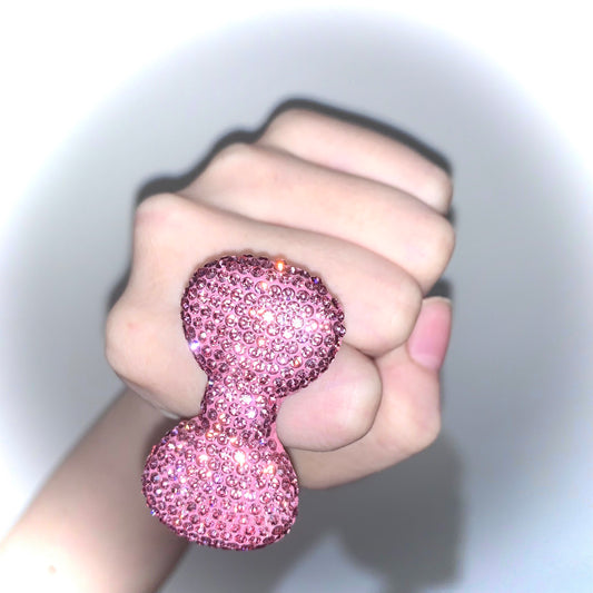 Crystal Bow Ring — Y2K Coquette Sparkle Statement Ring