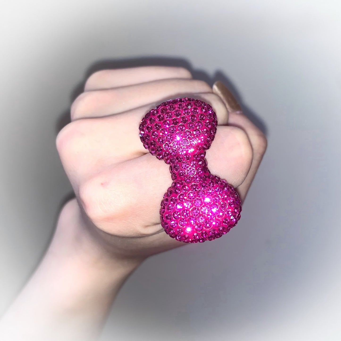 Crystal Bow Ring — Y2K Coquette Sparkle Statement Ring