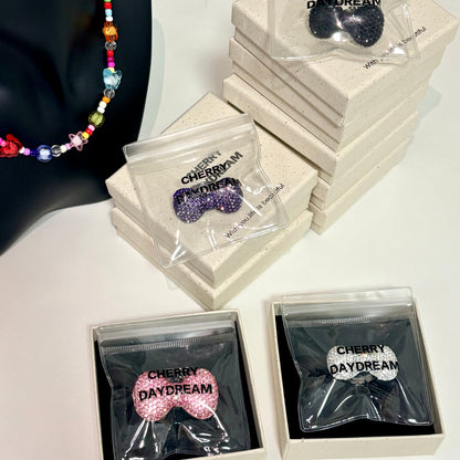 Crystal Bow Ring — Y2K Coquette Sparkle Statement Ring