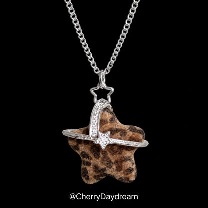 Leopard Star Orbit Necklace