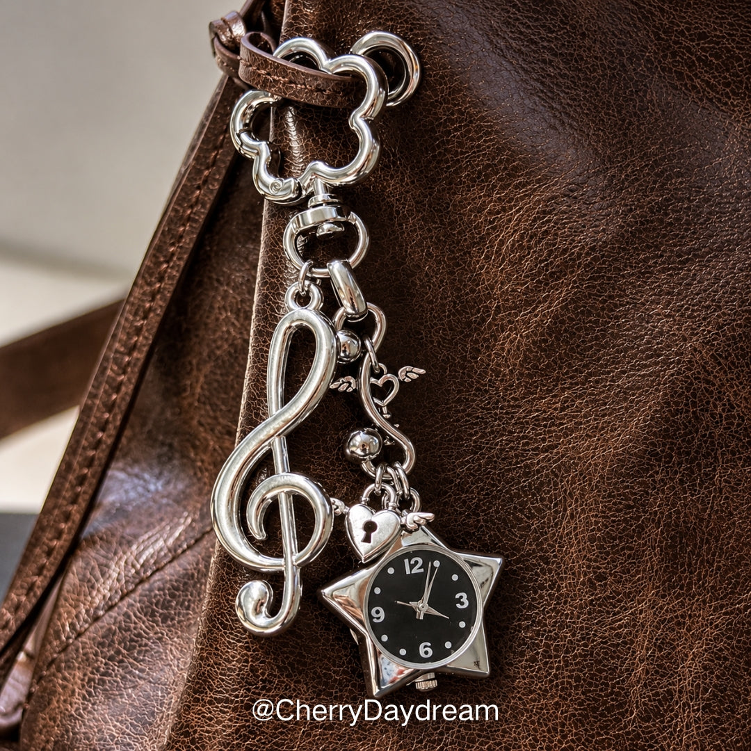 Star Watch Bag Charm & Keychain