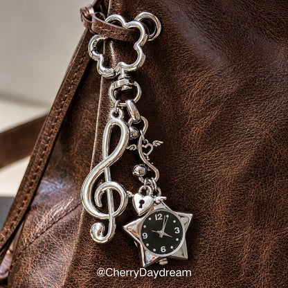 Star Watch Bag Charm & Keychain