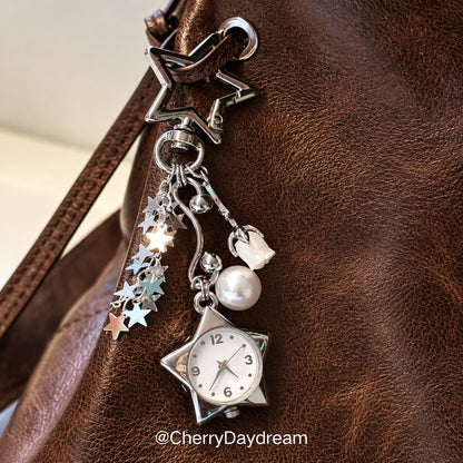 Star Watch Bag Charm & Keychain