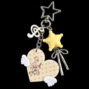 Starry Heart Bag Charm & Keychain