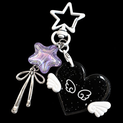 Starry Heart Bag Charm & Keychain