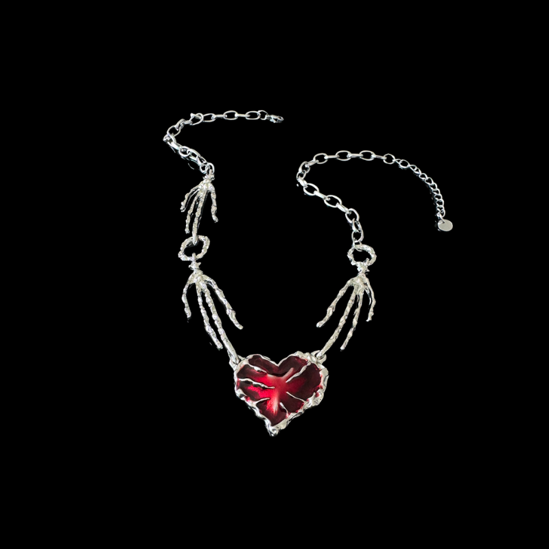 Broken Heart Dream Necklace – Y2K Gothic Romantic Jewelry