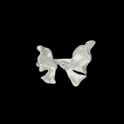 Dreamy Butterfly Ring — Pearl Detail Silver Alloy Ring