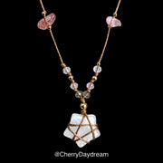 Handmade Crystal Star Necklace