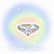 Angel Devil Ring — Y2K Fantasy Celestial Statement Ring