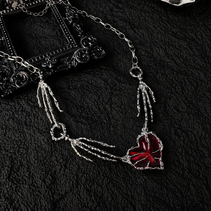 Broken Heart Dream Necklace – Y2K Gothic Romantic Jewelry