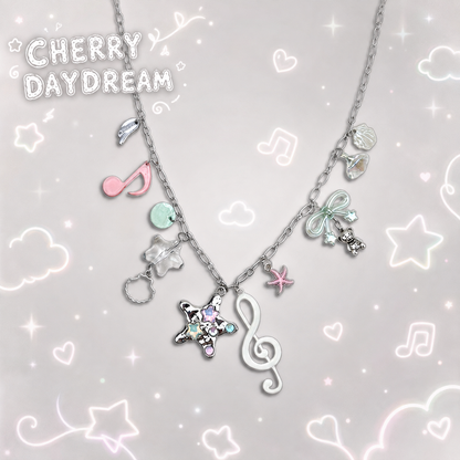 Ocean Melody Charm Jewelry Set — Dreamy Y2K Sea Collection