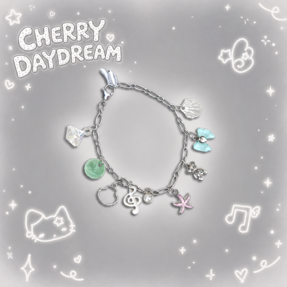 Ocean Melody Charm Jewelry Set — Dreamy Y2K Sea Collection