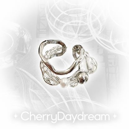 Colorful Charm Ring — Y2K Fairycore Beaded Statement Ring