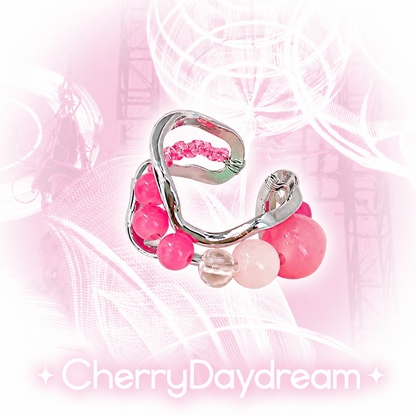 Colorful Charm Ring — Y2K Fairycore Beaded Statement Ring