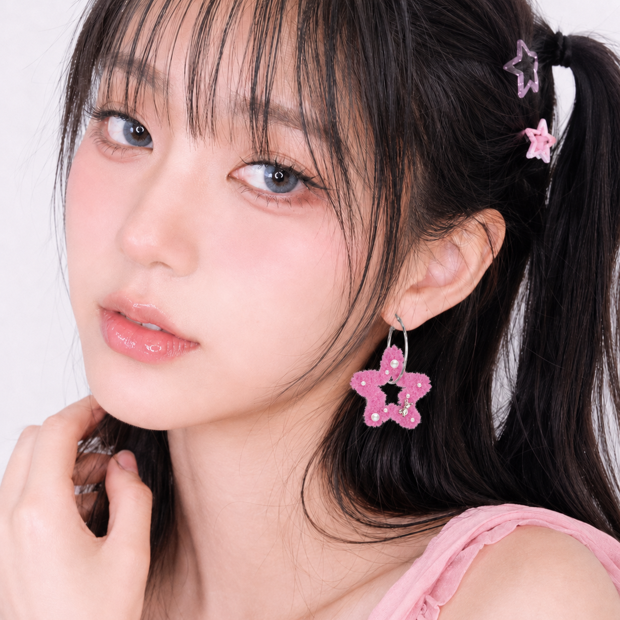Fluffy Butterfly Earrings — Y2K Coquette Fairycore Statement Earrings