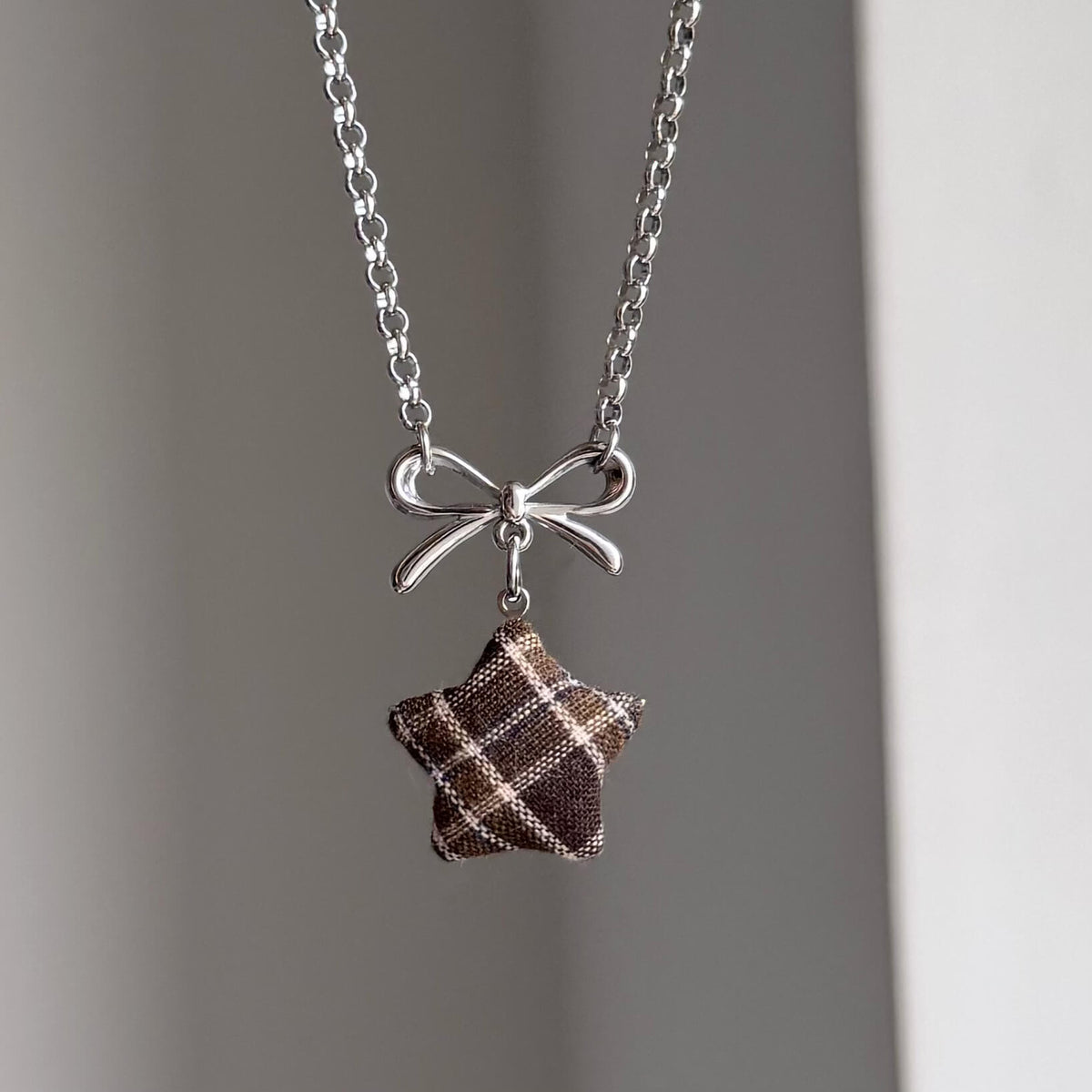 Handmade Star Bow Necklace